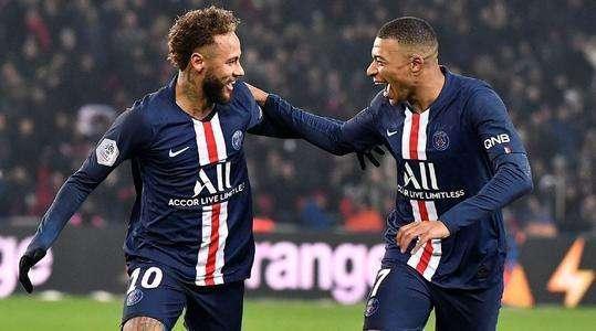 包含巴黎圣日耳曼豪取五连胜，内马尔状态火爆的词条