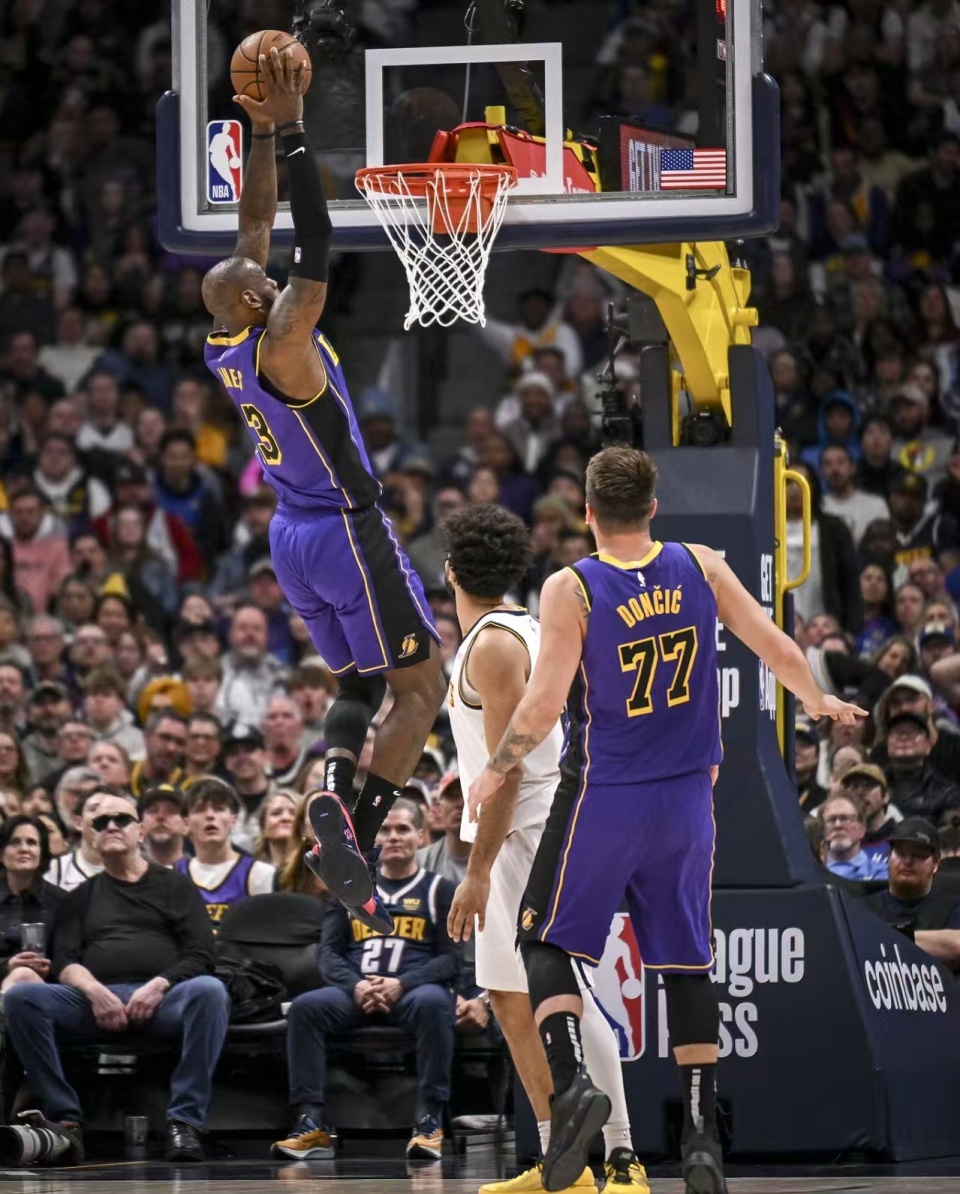 湖人擒下篮网取得两连胜